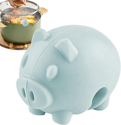 Lid Side Pot Lid Lifter, Silicone Steam Release Spill Stopper, Keeping Lid Open, Cartoon Animal, Cooking Assistant for Boiling & Stewing, Soup Pots