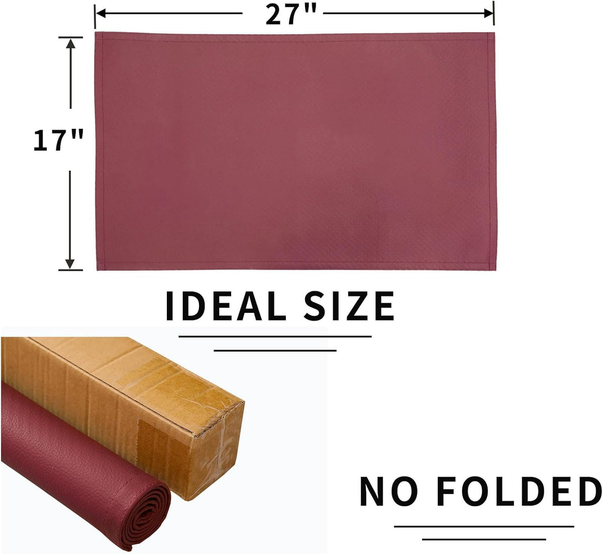 Non Slip Recliner Headrest Protector Washable Faux Leather Headrest Covers for Recliner Chair Waterproof Couch Head Rest Covers for Sofa,Furniture,Office Chair,Theater Seat
