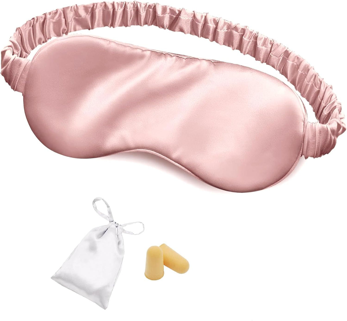 OLESILK 100% Mulberry Silk Sleep Mask for Women - Zero-Pressure Blackout