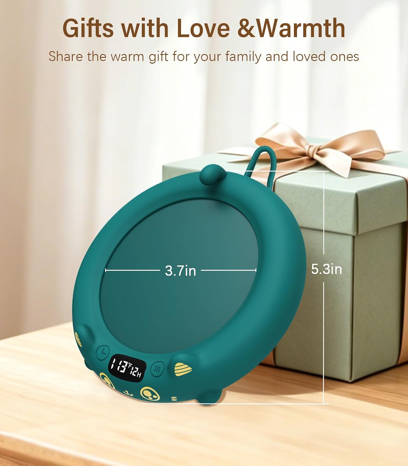Supsonic Coffee Mug Warmer, Cup Warmer for Desk with 4 Temp Settings | Fast heating beverage, 2-12h Auto shut-off, Constant temperature, Smart gift for women men, Works with tea, milk, candle