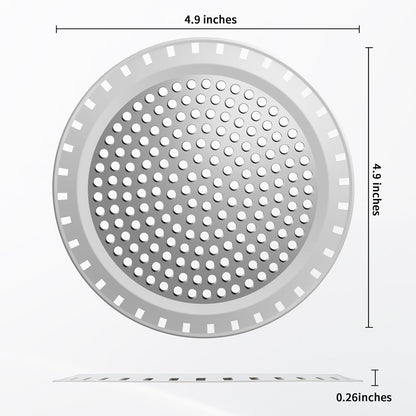 Aojuxix Shower Drain Hair Catcher/Drain Strainer/Shower Drain Cover | Stainless Steel and Silicone Hair Trap for Bathroom Floor Drain (Patented Product)