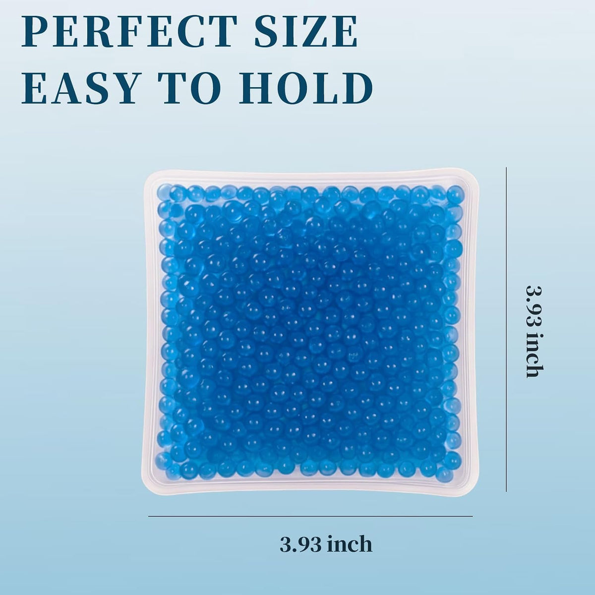 Small Gel Ice Pack – Cold Packs for Injuries and Everyday Relief, Gel Ice Packs Reusable for Sore Areas – Soft Flexible Ice Pack Reusable Design for Targeted Cooling Therapy and Convenience