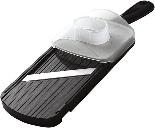 KYOCERA Double-Edged Ceramic Mandoline – Ultra-Sharp 1.5mm Precision Slicer | KYOCERA Double-Edged Mandoline Slicer: 3.5" Ceramic Blade for Fast, Two-Way 1.5mm Slicing with Safety Handguard Included