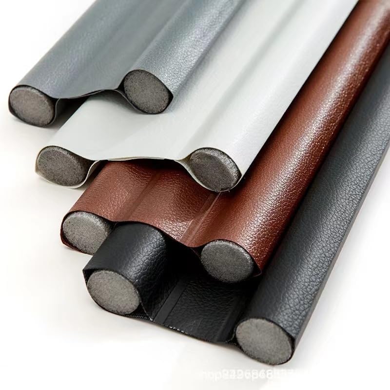 Wanheart Under Door Draft Stopper 38 Inch, Door Sweep for Bottom of Door | Draft Blocking, Small Gap Fit, Trim to Size, No Adhesive, Wipeable Cover