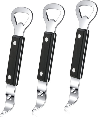HANCELANT Can Punch Bottle Opener, Manual Stainless Steel Can Opener 1 Pack