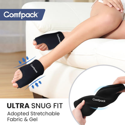 Comfpack Foot Ice Pack Toe Wrap for Bunion, Gout, Plantar Fasciitis Relief