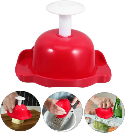 SOLUSTRE Vegetable Cutting Guard Finger Protector for Slicing Food Safety Holder Non-Slip Grip for Kitchen Use Compatible Mandoline Slicer and Grater