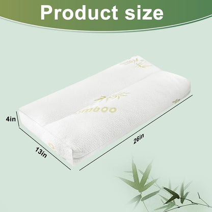 MINUPWELL Knee Pillow for Side Sleepers - Between Leg & Under Knee Pillow for Back Sleepers - Leg Pillow with 850G 7D Alternative for Relieving Leg, Back, and Knee Pain - 100% Cotton Fabric - White