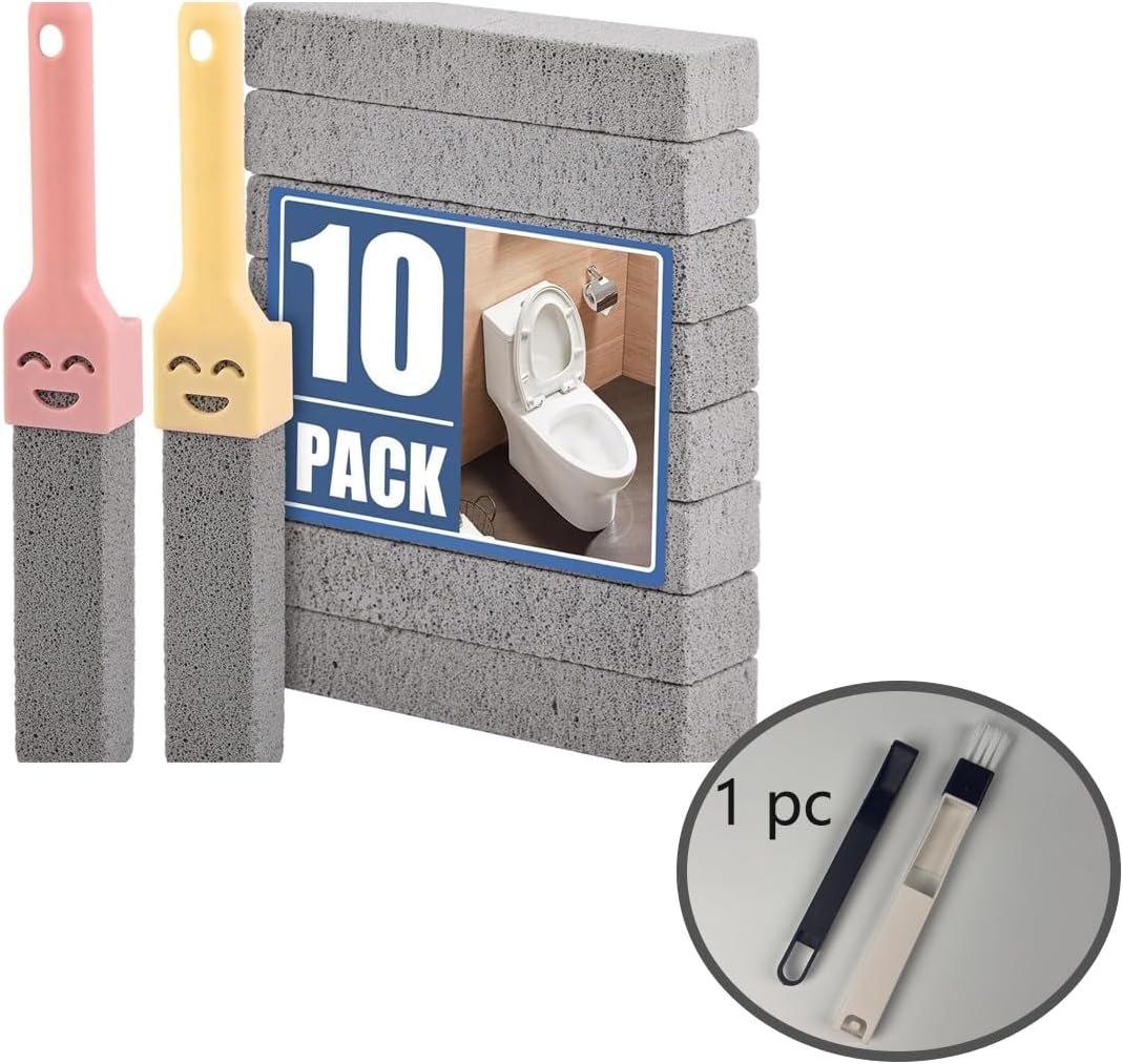 Window Track Cleaning Tool Set, 4Pcs Washable Sponge Brushes with Corner Scraper & Detachable Head, Deep Clean for Window Grooves, Sliding Doors, Tile Grout, Air Vents & Keyboard Gaps