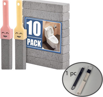Window Track Cleaning Tool Set, 4Pcs Washable Sponge Brushes with Corner Scraper & Detachable Head, Deep Clean for Window Grooves, Sliding Doors, Tile Grout, Air Vents & Keyboard Gaps