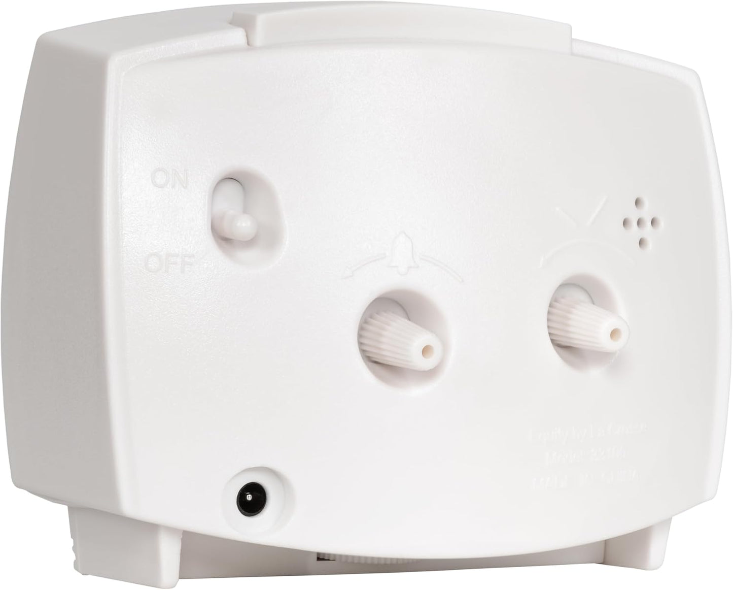 Equity 33100 Electric Silent Analog Alarm Clock with Lighted Dial