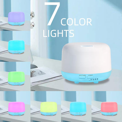 300ML Essential Oil Diffuser, Remote Control Ultrasonic Aromatherapy Oil Diffusers Cool Mist Humidifier, Waterless Auto-Off and 7 LED Light Colors for Bedroom, Yoga, SPA, Baby