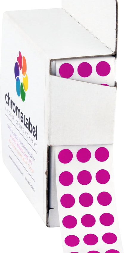 Dark Blue, Red & Yellow Dots, 1/4 Inch, 1000/Box Each Color | Writable Semi-Gloss Circle Labels in Dark Blue, Red and Yellow for Offices, Retail and Classrooms. Made in USA - Colors B