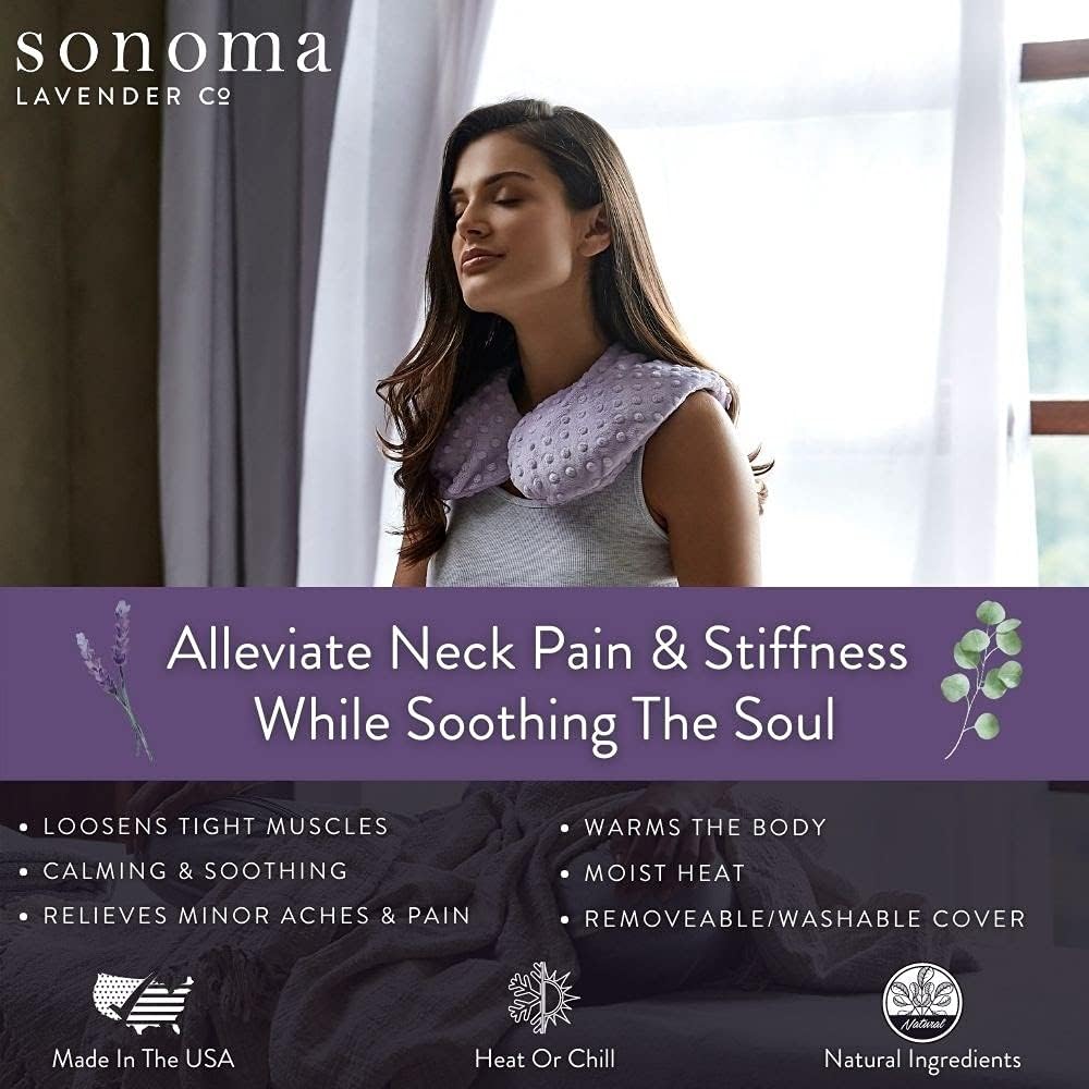 Sonoma Lavender Luxury Lavender Neck Pillow, Arctic Circle