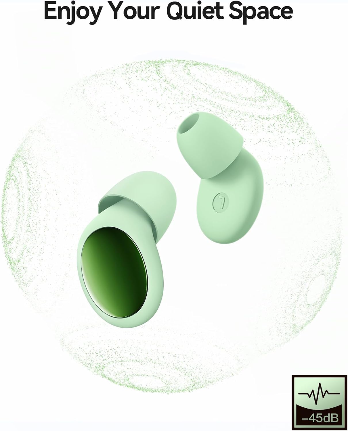 45dB Ear Plugs for Sleeping Noise Cancelling Ear Plugs for Noise Reduction & Snoring, Concerts, Earplugs for Sleep,Sider Sleepers Airplane, Silicone Earplugs Reusable Concert Ear Plug