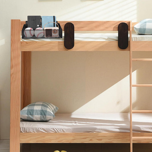 ULTECHNOVO Bedside Hanging Storage Basket Dorm Bedside Organizer with Hooks for Bunk Beds Railings and College Dorms 10.62 X 4.72 X 3.54 in Hanging Shelf for Books Phone Glasses