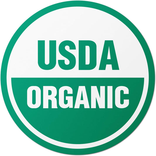 USDA Organic Food Labeling Stickers (1.5 inch, Round - 300 Labels) Circle Dot Organic Stickers for Farmers Markets, Freight Forwarder, Grocery Store or Food Packaging - Easy to Peel
