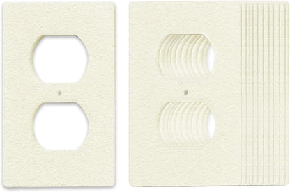 50Pcs Duplex Switch Outlet Insulation Foam Gaskets | Draft Sealers for Outlets & Switches | Fits Duplex Wall Plates | Ideal for Homes, Offices & Commercial Space