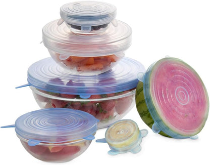 HIC Kitchen Splatter Guards for Microwave, BPA Free, Set of 4