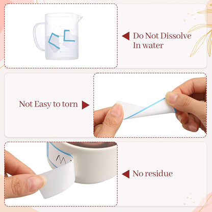 1000 Food Labels, Removable Freezer Labels with Dispenser, Red/Blue | 1" x 3", Writable Blank Labels, Strong Adhesive, No Residue, Waterproof, Oil-Resistant, for Jars, Containers, Pantry