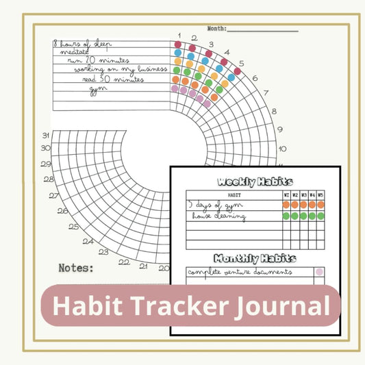 Habit Tracker Journal: Daily Habit Tracker, Routine Board for Adults, and Young People