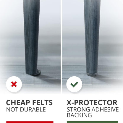 Felt Furniture Pads X-PROTECTOR 235 PCS Premium Furniture Pads - Felt Pads Furniture Feet Best Wood Floor Protectors - Protect Your Hardwood & Laminate Flooring! | Furniture Feet Best Wood Floor Protectors - Protect Your Hardwood & Laminate Flooring!