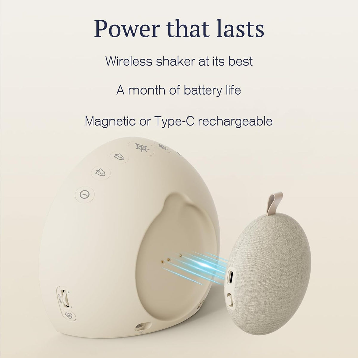 ANJANK Extra Loud Alarm Clock with Wireless Bed Shaker, Vibrating Dual Alarm with Light Wake Up for Heavy Sleepers & Hearing Impaired, 9-Color Night Light, 8 Sounds, 0-100% Dimmer, USB Charger