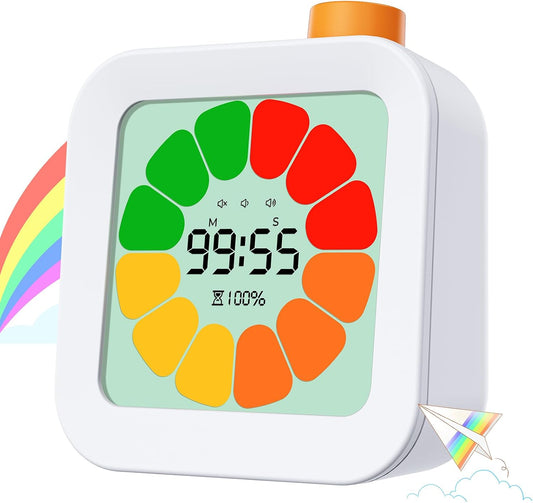 EooCoo Visual Timer for Kids, ADHD, Toddler Essentials, Boo Basket Stuffers