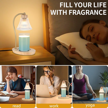 Candle Warmer Lamp Adjustable Height Dimmable for Jar Candles Hummingbird