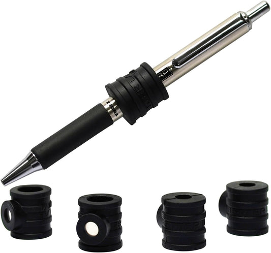 Stick-O Pen Magnetic Pen Pencil Holder - Holds Most pens, Pencils, and Thin Markers. Ideal for Fridges, Task Boards, Workshops, Classrooms, Offices, and Kitchens. (Three Pack)