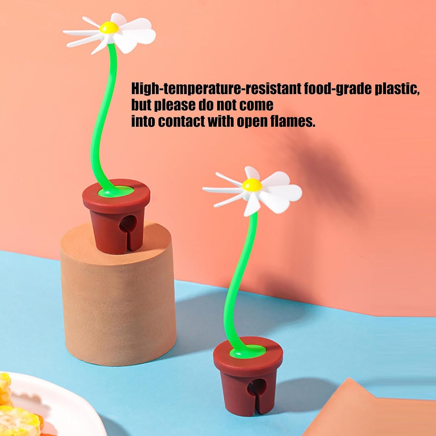 Silicone Anti-spill Cookware Cover, Flower Shape Lid Lifter – Heatproof & Easy Kitchen Anti Overflow Tool