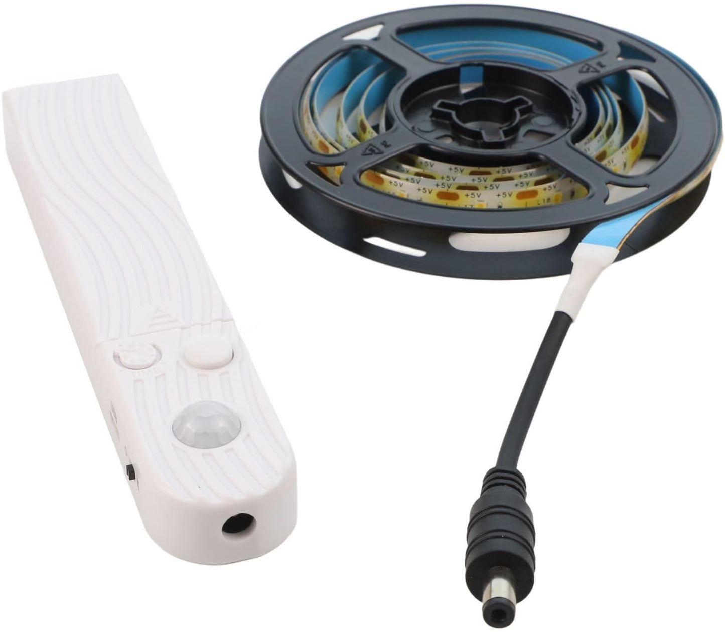 LED Motion Sensor Light For Furniture Induction Activation And for battery Powered For Cabinets And Beds(White light-1M)