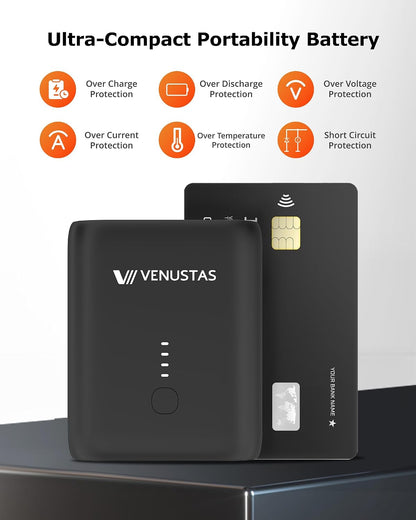Venustas Heated Hand Muff with Rechargeable Battery, Electric Hand Warmer Pouch for Football, Hunting, Heats Up to 15HRS