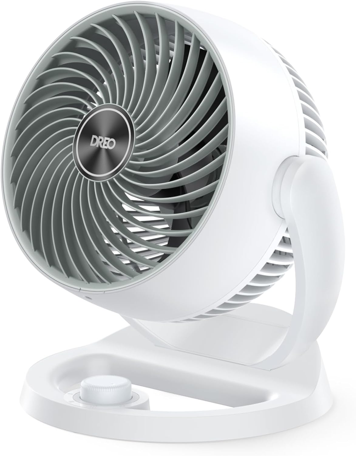 DREO Fan for Bedroom, 12 Inches, 70ft Powerful Airflow, 25db Quiet Table Air Circulator Fans for Whole Room, 120° Adjustable Tilt, 3 Speeds, Desktop Fan for Home, Office, Kitchen