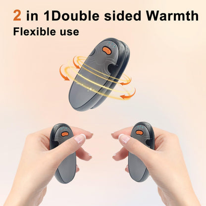 Hand Warmers Rechargeable 2 Pack,with Charging Case,14000mAh Electric Hand Warmer Reusable, 60Hrs Long Heating, Portable Pocket Heater Handwarmer for Women Men, Outdoor Camping, Ski Equipment