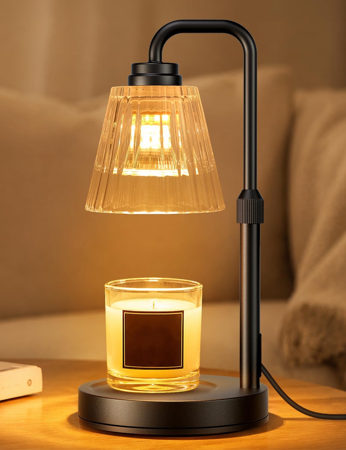 Candle Warmer Lamp with Timer Dimmable, Adjustable Lamp Candle Warmer, Birthday Gifts for Women Mom, Wax Warmer Lamp for Scented Jar, House Warming Gifts New Home Decor