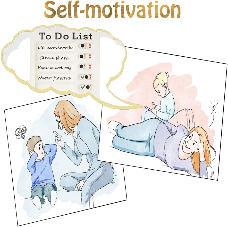 Chore Chart for Multiple Kids, ADHD Tools Checklist Board Routine Schedule (to Do List)