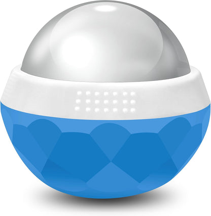 Coolrunner Cold Massage Roller Ball, Cryosphere Cold Massage Ball- Heat Therapy & Cold Therapy Relief with Cold Gel Core- Helps with Muscles Recovery and Inflammation for Shoulders, Neck (Black Blue) | Heat Therapy & Cold Therapy Relief, Helps with