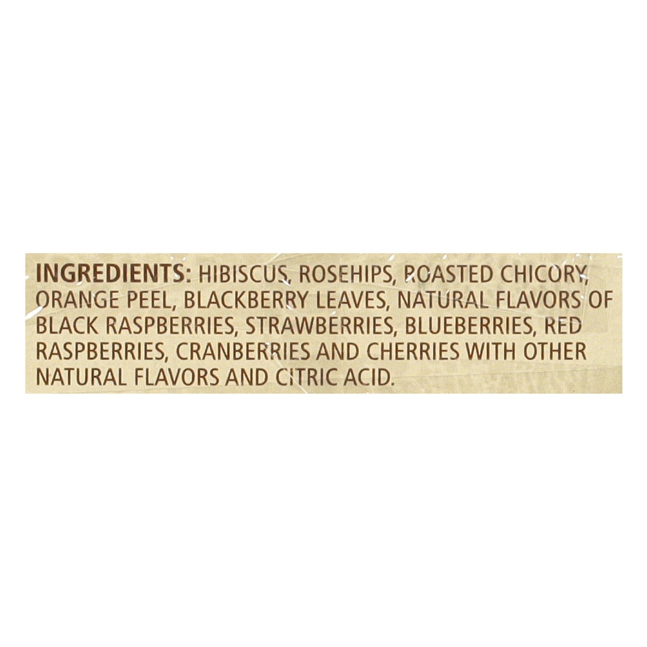 Celestial Seasonings Raspberry Zinger Herbal Tea, Caffeine Free, 20 Tea Bags Box