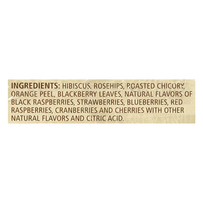 Celestial Seasonings Raspberry Zinger Herbal Tea, Caffeine Free, 20 Tea Bags Box
