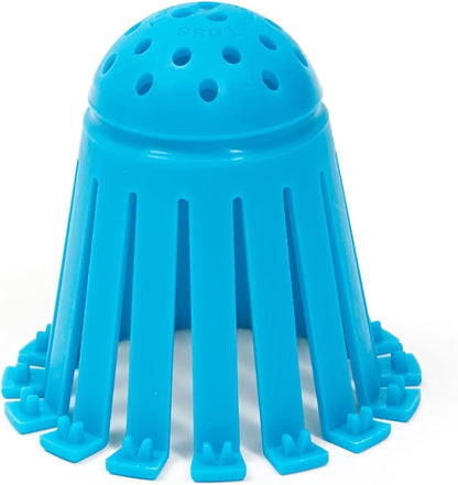 TubShroom Toss 21pk Disposable Bath Tub Drain Strainers - Hair Catcher Snare for Shower Bathtub to Prevent Clogged Drains, Traps Human and Pet Hair, One Year Supply (White)