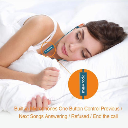 MAXROC Sleep Earplugs - Noise Isolating Ear Plugs Sleep Earbuds Headphones with Unique Total Soft Silicone Perfect for Insomnia, Side Sleeper, Snoring, Air Travel, Meditation & Relaxation(Black)