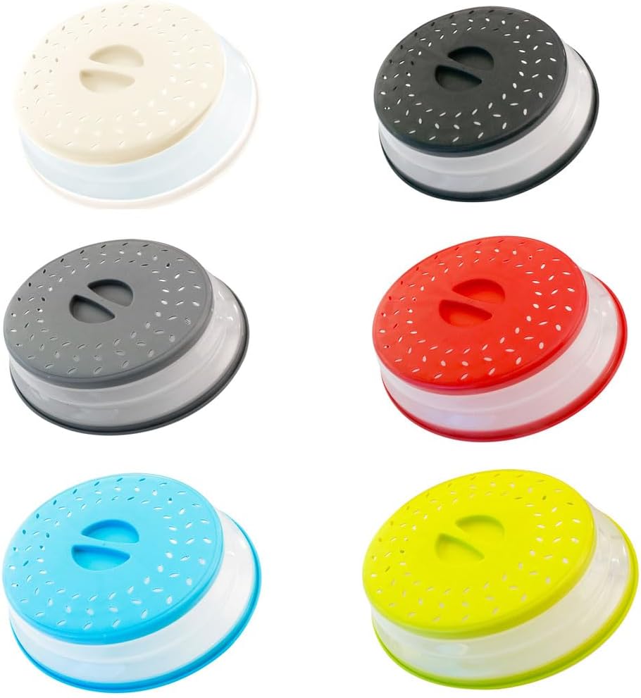 12.3 IN Collapsible Microwave Splatter Cover(Dark blue) - Colors B