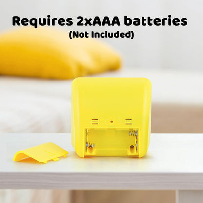 Secura 60 Minute Essential Visual Timer for Kids, Countdown Clock Timer for Special Education, Classroom, School, Desk, Home, Office, Silent Non-Ticking Time Management Tool (Yellow & Yellow)