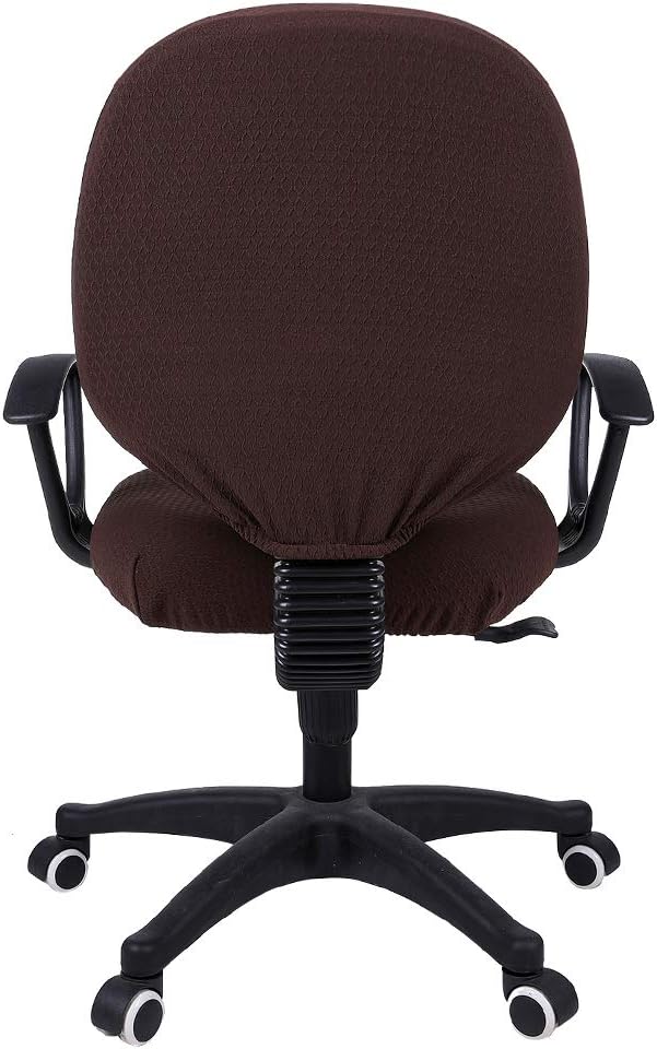 Smiry Office Computer Chair Armrest Covers, 2PCs Anti-dust Arm Rest Pad | Removable Washable Desk Chair Arm Pad Covers, Grey