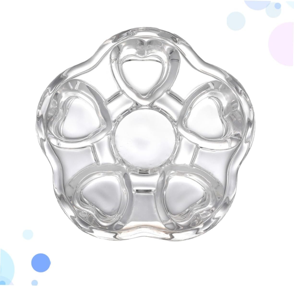 Glass Heart Base Tea Pot Warmer Stylish Insulated Heating Base for Glass Teapots Creative Design for Keeping Tea Warm and Functional Use