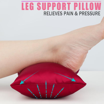 Comfortable Padding Knee Pillow for Side Sleepers Leg Support Pillows Hip Replacement Back Pain Relief Pressure off After Surgery between Thighs Joints Side Sleeping Men Women, Painting Flower