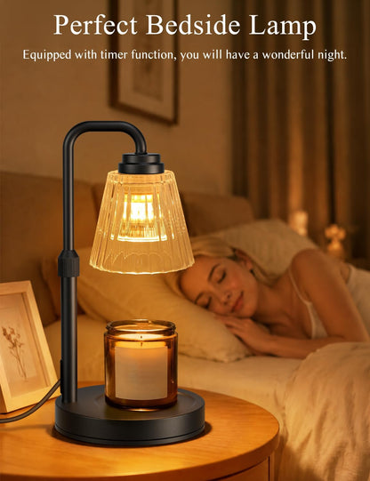 Candle Warmer Lamp with Timer Dimmable, Adjustable Lamp Candle Warmer, Birthday Gifts for Women Mom, Wax Warmer Lamp for Scented Jar, House Warming Gifts New Home Decor