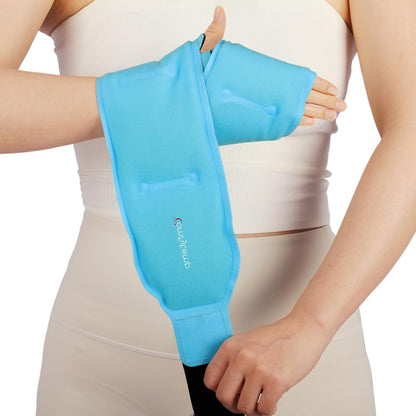 Comfytemp Wrist Ice Pack Wrap Carpal Tunnel Relief Wrist Brace, 2 Packs