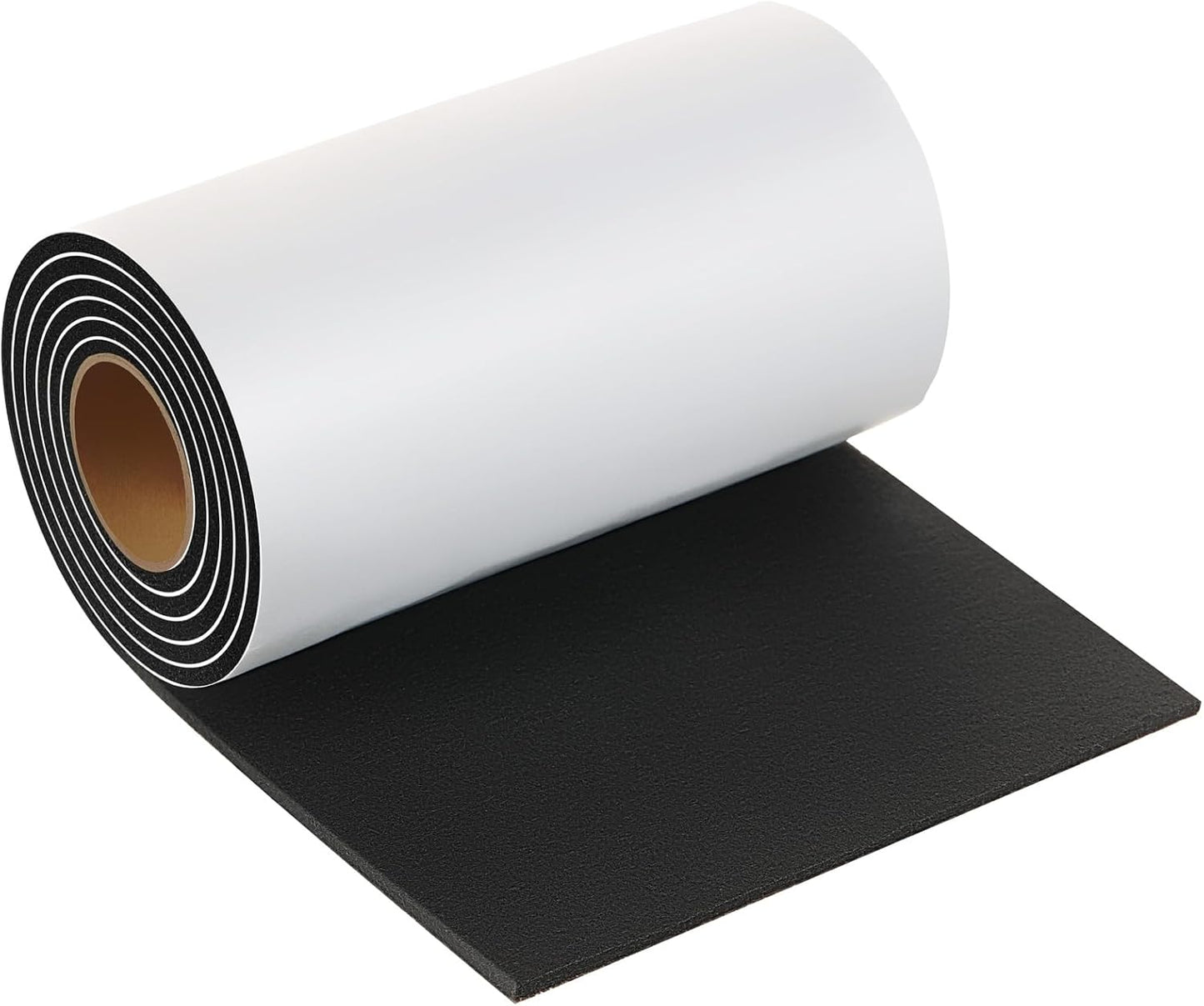Felt Strips with Adhesive Backing Heavy Duty Cuttable Felt Tape Roll Furniture Pads for Chair Legs - Protecting Hardwood Floors, Chair Wall Protector (Black, 80 x 0.5 x 0.14 Inch)